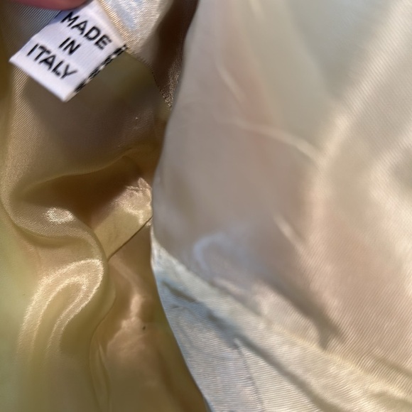 Moschino Couture Cat Dog Baby Cartoon Mint Green Silk Blazer Jacket Vint… - Picture 16 of 16